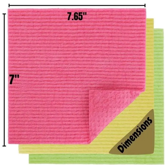 5/ Colorful Swedish Dishcloth Set - Picture 2 of 4